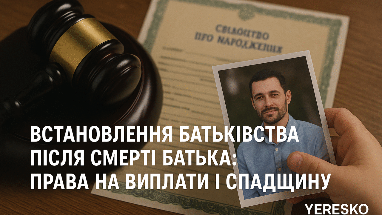 Встановлення батьківства після смерті батька: права на виплати і спадщину